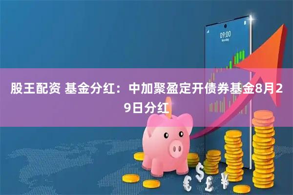 股王配资 基金分红：中加聚盈定开债券基金8月29日分红